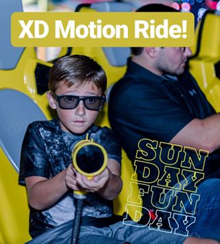 #SundayFunday  at #Cinergy with our XD Motion rode at select locations!  www.Cinergy.com/Play